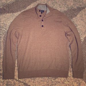 Quarter button up sweater